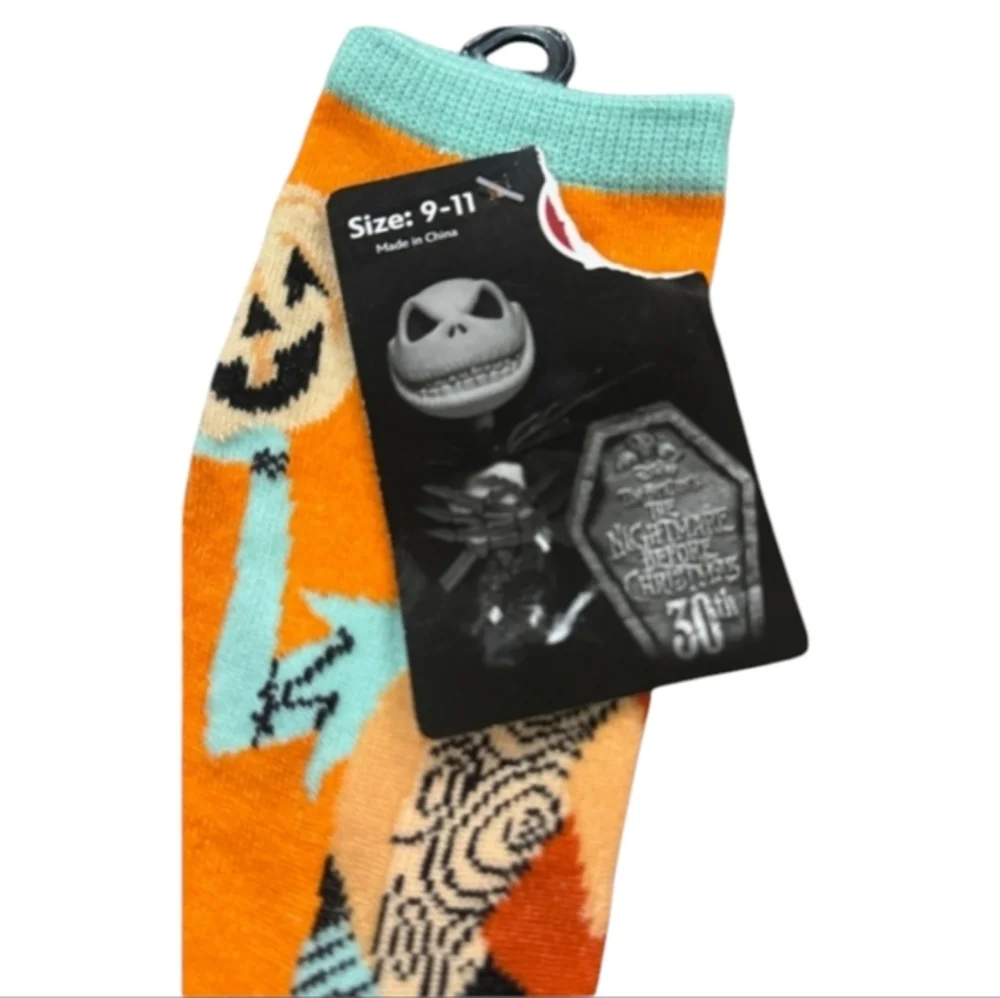 Disney Nightmare‎ Before Christmas Sally Womens Crew Novelty Socks Size 9-11